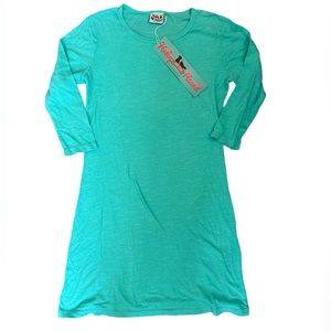 Haley and the Hound Slub Jersey Tee Dress - Small (S) NWT